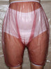 Knielange Hose Gummi-PVC Euroflex rosa transparent