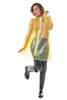 PVC Damen Regenjacke (RA08) gelb transparent