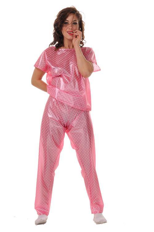 PVC pajamas sleeping bag nightgown – Plastikwäsche zum Verlieben