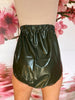 Pantalon à couches en PVC taille haute pantalon en caoutchouc noir cristal clair - en stock