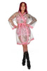 PVC Nachthemd mit Rüschen transparent