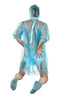 PVC Adult Baby Kittel Kleidchen für Männer blau transparent