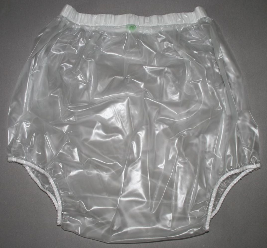 Pantalon à langer coupe haute en PVC pantalon en caoutchouc rose ultra doux - en stock