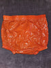PVC Schlüpfer Hot Pants Nylon Glanznylon orange Gr. L  - auf Lager