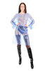 PVC Nachthemd blau transparent