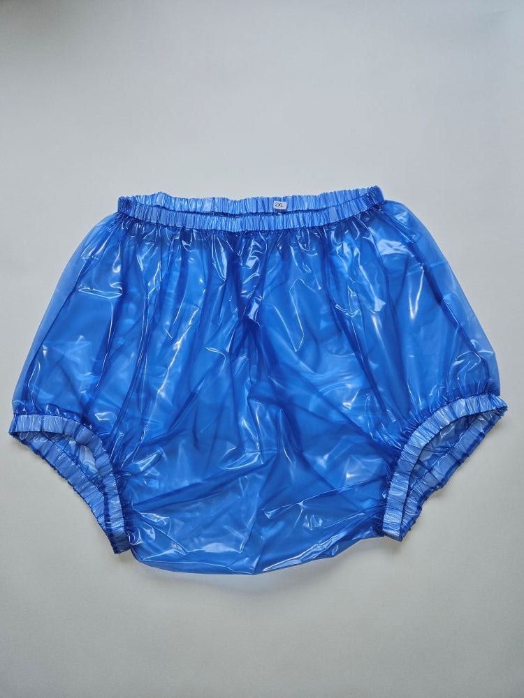 Puffy unisex PVC diaper pants rubber pants (PA12) transparent - in stock