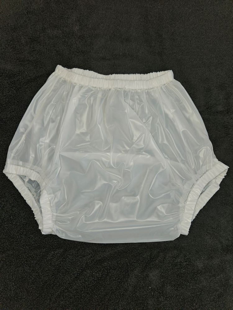 Puffy unisex PVC diaper pants rubber pants (PA12) transparent - in stock