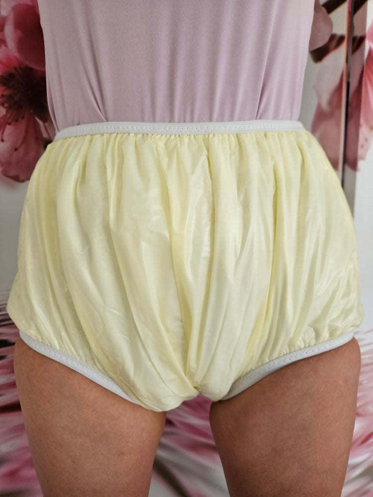 PVC Frottee Windelhose Gummihose zitrone