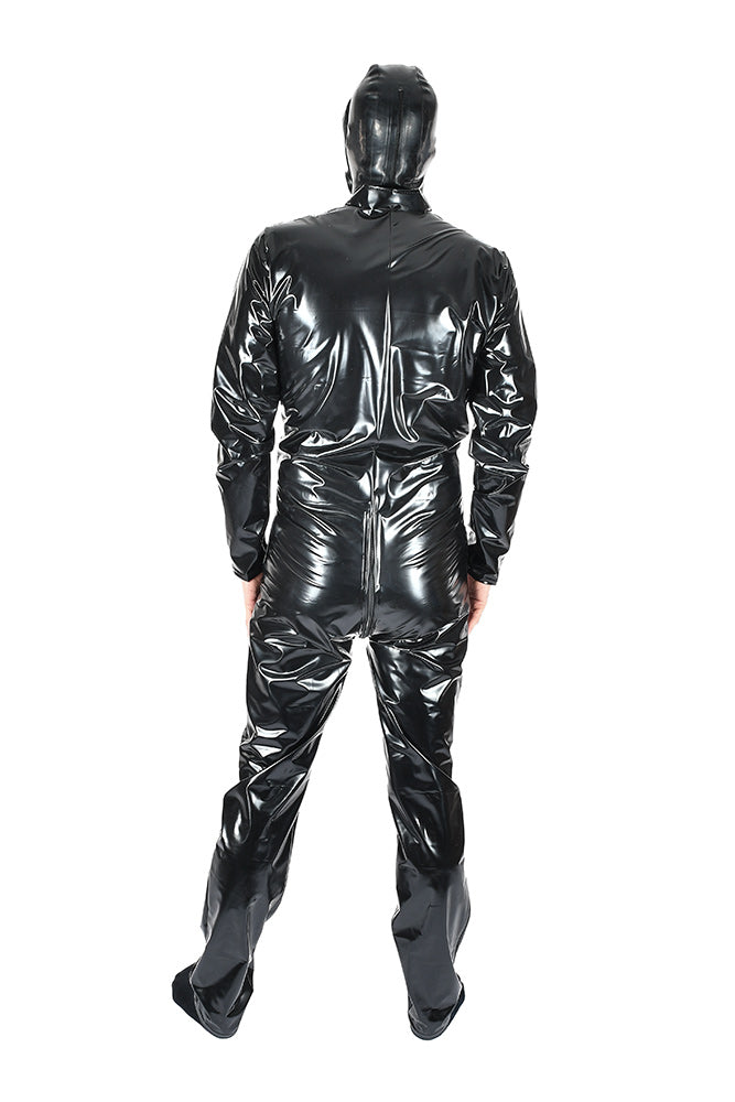 PVC Catsuit Ganzanzug für Herren schwarz Gr. 3XL (SU05)