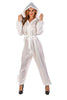 Unisex PVC full suit rain suit white semi-transparent - in stock