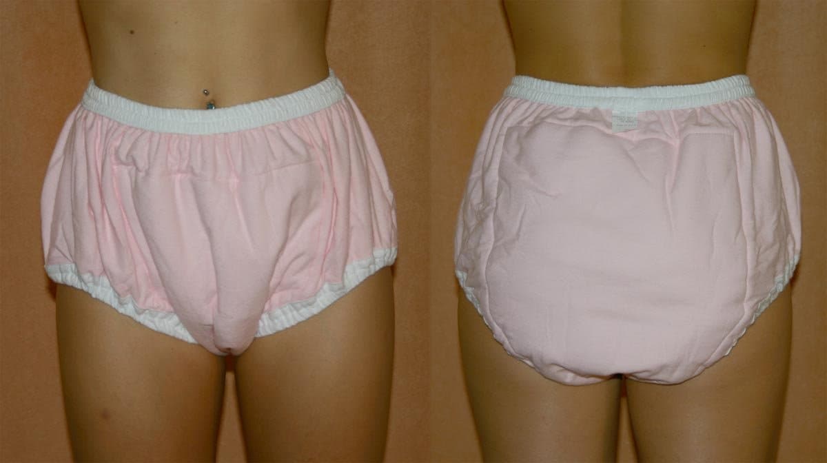 Lockable PVC diaper pants GUMMIHOSE ADULT BABY pink transparent - in s –  Plastikwäsche zum Verlieben