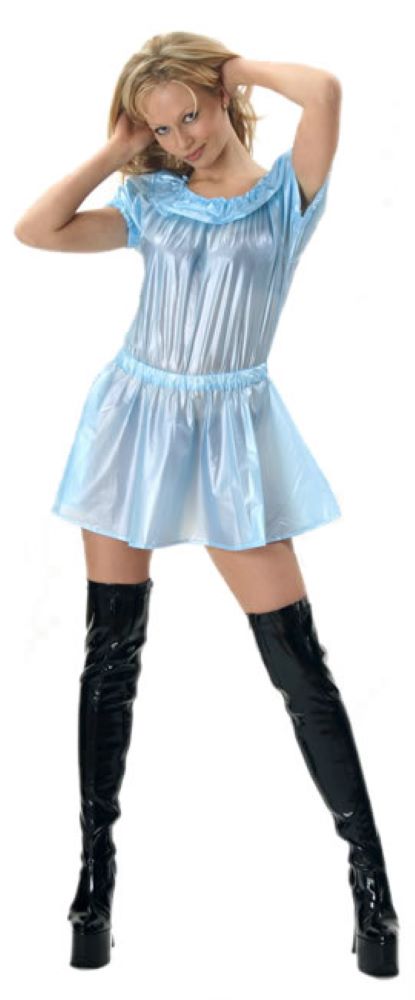 PVC Ruffle Tennis Dress (PW380) – Plastikwäsche zum Verlieben