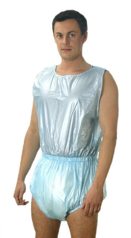 Top PVC Adult Baby Inkontinenz Windelhose Gummihose blau saphir gary (2XL Top PVC Adult Baby Inkontinenz Windelhose Gummihose blau saphir gary (2XL