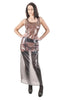Langes elegantes PVC Kleid (DR04) - Plastikwäsche zum Verlieben