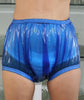 Gummihose Windelhose Euroflex Gummi-PVC blau transparent