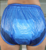 PVC Komfort Windelhose Gummihose blau transparent