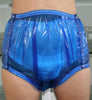 Knöpfer Windelhose Euroflex Gummi-PVC blau transparent