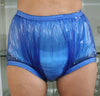 PVC Komfort Windelhose Gummihose blau transparent