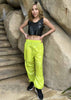 PVC nylon gloss nylon jogging pants - many colors