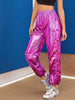 Boutons de pantalon de survêtement en nylon brillant en nylon PVC - plusieurs couleurs