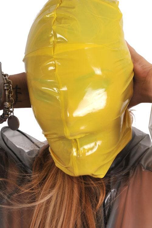 PVC Haube Maske elastisch (HO11) - Plastikwäsche zum Verlieben