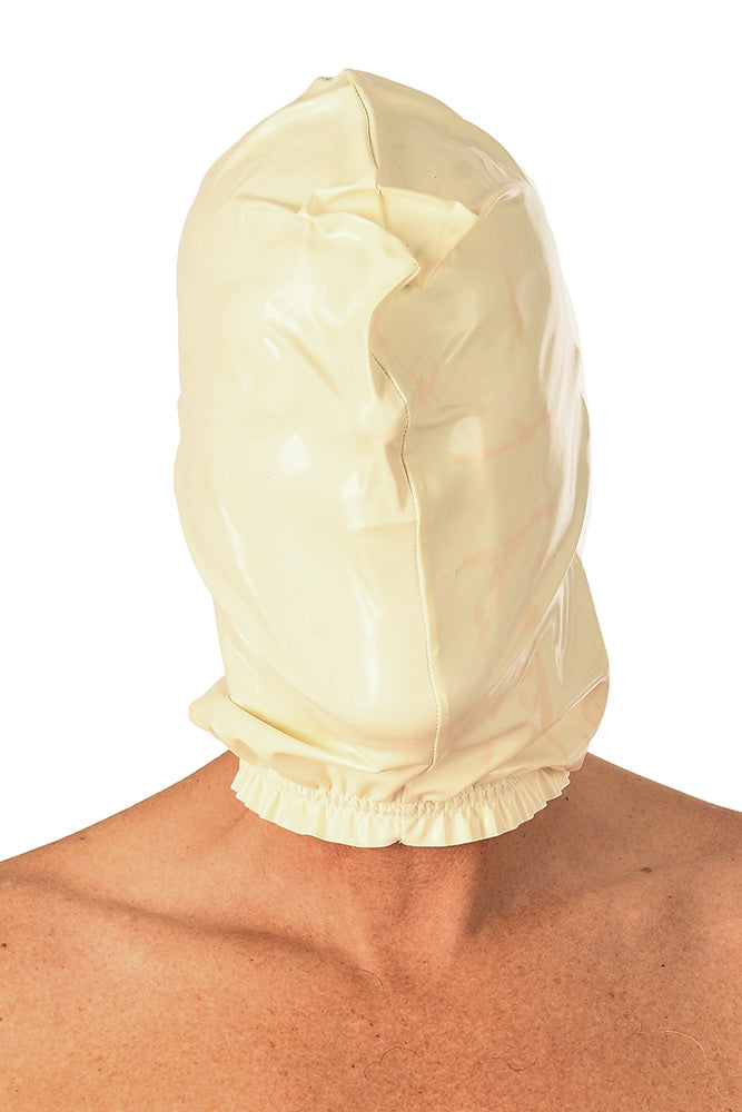 Masque en latex blanc - en stock