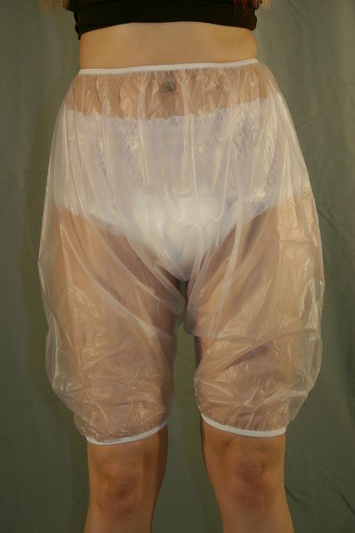 PVC adulte bébé genou longueur PVC pantalon cycliste incontinence (GKLH)