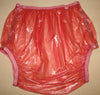 Knöpfer Windelhose Euroflex Gummi-PVC rosa transparent