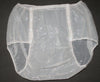 PVC Knöpfer Windelhose Gummihose adult baby (PA59) weiß semitransparent - auf Lager