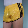PVC Shorts Hot Pants gelb