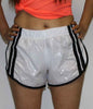 PVC Shorts Hot Pants weiß