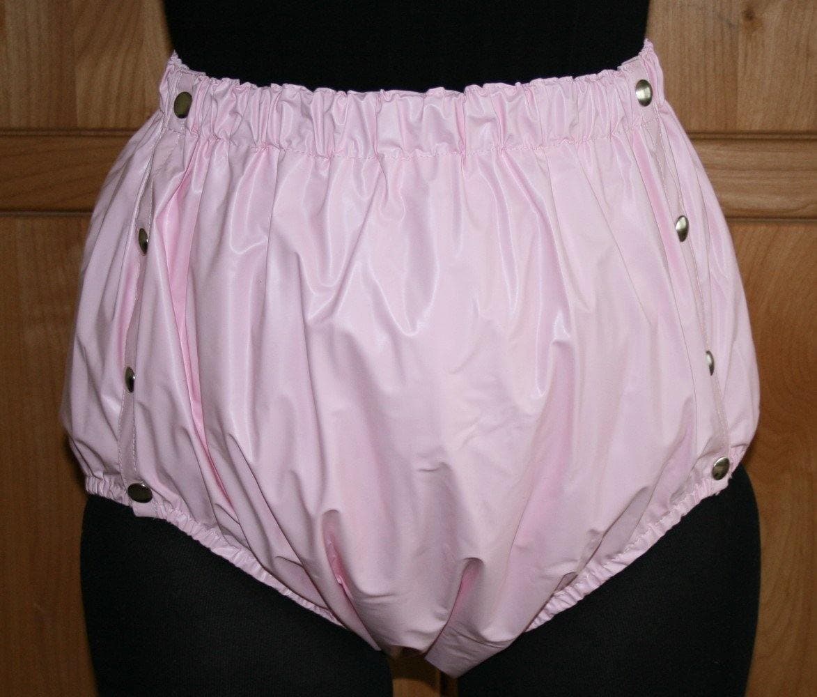 PVC Knöpfer-Windelhose Gummihose adult baby inkontinenz (PW502) rosa - –  Plastikwäsche zum Verlieben