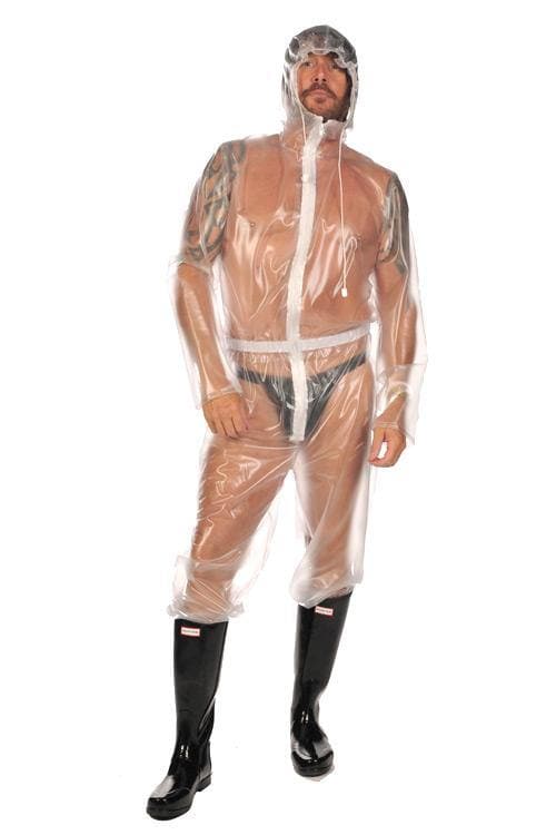 PVC men's one-piece rain suit (SU09) Plastikwsche zum Verlieben PVC men's one-piece rain suit (SU09) Plastikwsche zum Verlieben