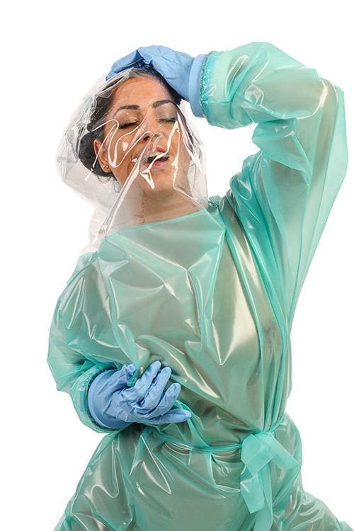 Lockable Pvc Clothes PVC suit protective suit rompers for pure PVC enjoyment (SU28 ...