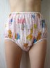 Pantalon à couches en PVC unisexe pantalon en caoutchouc bébé adulte (GWH) motif enfant rose - en stock