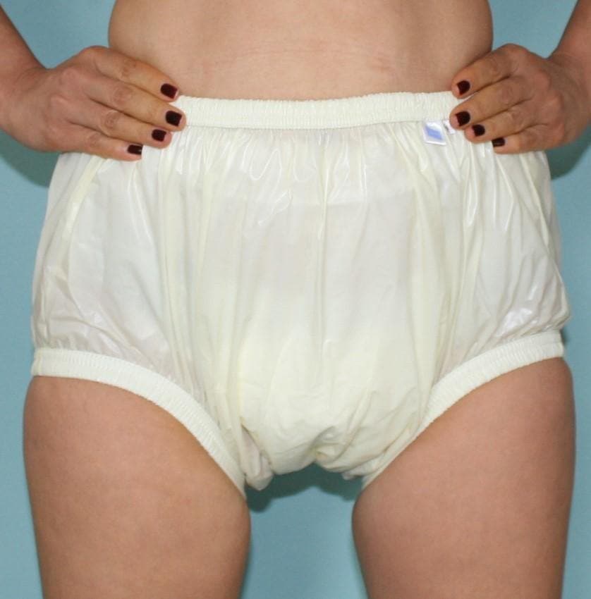 Lockable PVC diaper pants GUMMIHOSE ADULT BABY blue transparent –  Plastikwäsche zum Verlieben